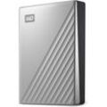 WESTERN DIGITAL externe HDD-Festplatte "WD My Passport Ultra" Festplatten Gr. 2TB, silberfarben (silber)