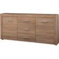 Sideboard INOSIGN "ESPREE" Sideboards Gr. B/H/T: 160cm x 85cm x 40,6cm, Manuell, 3 St., braun Kommode, Breite 160 cm