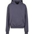 Sweatshirt URBAN CLASSICS "Urban Classics Herren Ultra Heavy Hoody" Gr. XS, grau (magnet), Herren, 100% Baumwolle, unifarben, Sweatshirts