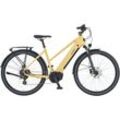 E-Bike PROPHETE "Entdecker 3.4" Gr. 50, beige, E-Bikes, 50cm, 28 Zoll (71,12cm), Pedelec, Elektrofahrrad für Damen