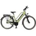 E-Bike MAXTRON "MT 12X" Gr. 50, grün (reseda, grün), E-Bikes, 50cm, 28 Zoll (71,12cm), Pedelec, Elektrofahrrad für Damen u. Herren