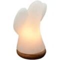 HIMALAYA SALT DREAMS Salzkristall-Tischlampe "Engel", weiß, H: 19cm, Lampen, Handgefertigt aus Salzkristall - jeder Stein ein Unikat, H: ca.19 cm