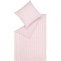 Bettwäsche ESPRIT "Harp Stripe in Gr. 135x200, 155x220 oder 200x200 cm", rosa (rosa, pink, rose), B/L: 155cm x 220cm, , Renforcé, B/L: 80cm x 80cm, Renforcu00e9, Obermaterial: 100% Baumwolle, Bettwäsche, Bettwäsche aus Baumwolle, gestreifte Bettwäsche mit Wendeoptik