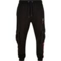 Jogginghose ECKO UNLTD. "Ecko Unltd. Herren Ecko Unltd. Rebel Sweatpant", Herren, Gr. 4XL, US-Größen, schwarz, 80% Baumwolle, 20% Polyester, normal, Hosen