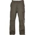 Cargohose BRANDIT "Brandit Herren M-65 Vintage Cargo Pants" Gr. 4XL, US-Größen, grün (olive) Herren Hosen