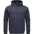 Kapuzenpullover RAGWEAR "Arrwen" Gr. S (48), blau (navy) Herren Pullover Gemütlicher Hoodie mit verstellbarer Kapuze