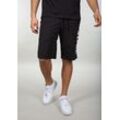 Sweatshorts ALPHA INDUSTRIES "Alpha Industries Men - Shorts Alpha Jersey Short", Herren, Gr. L, Normalgrößen, schwarz, Obermaterial: 100% Baumwolle, Hosen