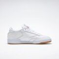 Sneaker REEBOK CLASSIC "CLUB C 85" Gr. 36, weiß (weiß, light, grau, gum), Leder, Schuhe