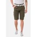 Jeansbermudas CIPO & BAXX "Bermuda Short" Gr. 29, Normalgrößen, grün (khaki) Herren Jeans mit praktischen Beintaschen, CK265