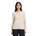 Strickpullover BETTY BARCLAY "Betty Barclay Feinstrickpullover mit Eingrifftaschen", Damen, Gr. 38, beige, Strick, Obermaterial: 50% Baumwolle, 50% Polyacryl., Basic, lässig geschnitten normal, Langarm, Pullover, Struktur