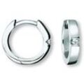 Paar Creolen ONE ELEMENT "Zirkonia Ohrringe aus 925 Silber" Gr. Damen, mit Zirkonia, Silber 925 (Sterlingsilber), silberfarben (silber) Damen Silber Schmuck