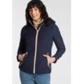 Softshelljacke ICEPEAK "D SOFTSHELLJACKE BRENHAM" Gr. 38, blau Damen Jacken mit hohem Stehkragen