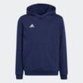 Kapuzensweatshirt ADIDAS PERFORMANCE "ENT22 HOODY Y" Gr. 140, blau (team navy 2) Kinder Sweatshirts