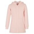 Parka URBAN CLASSICS "Urban Classics Damen Girls Sweat Parka" Gr. 110/116, pink Mädchen Jacken