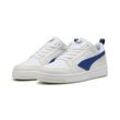 Sneaker PUMA "Rebound V6 Low Sneakers Erwachsene" Gr. 36, grau (vapor gray clyde royal weiß blau) Schuhe