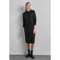 Midikleid STREET ONE Gr. 34, EURO-Größen, schwarz (black) Damen Kleider knielang