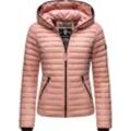 Steppjacke NAVAHOO "Kimuk" Gr. XS, rosa (rubinrosa), Damen, Obermaterial: 100% Nylon, Futter: 100% Polyester, Wattierung: 100% Polyester, Ärmelfutter: 100% Polyester, Jacken, leichte Übergangsjacke mit Kapuze