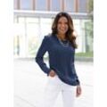 Strickpullover CLASSIC BASICS "Pullover" Gr. 38, blau (jeansblau) Damen Pullover Bestseller