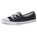 Sneaker CONVERSE "Chuck Taylor All Star Ballet Lace Ox" Gr. 36, schwarz Schuhe Canvassneaker Sneaker low