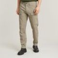 Cargohose G-STAR "Rovic Cargo regular tapered", Herren, Gr. 29, Länge 32, beige (dune), Web, Obermaterial: 99% Baumwolle, 1% Elasthan, casual, gerade, unten schmal lang, Hosen