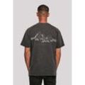 T-Shirt F4NT4STIC "Mountain Berg" Gr. 4XL, schwarz, Herren, Obermaterial: 100% Baumwolle, Shirts, Print