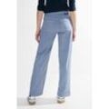 Gerade Jeans CECIL, Damen, Gr. 32, Länge 30, blau (tranquil blouse blau), Jeans, 92% Baumwolle, 6% Elastomultiester, 2% Elasthan, unifarben, casual, lang, Jeans, High Waist