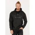 Kapuzensweatshirt CRUZ "Marco" Gr. L, grau (dunkelgrau, meliert) Herren Sweatshirts mit atmungsaktiver Eigenschaft