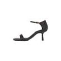 High-Heel-Sandalette TOMMY HILFIGER "KITTEN HEEL SANDAL LEATHER" Gr. 38, schwarz Damen Schuhe Stilettoabsatz, Partyschuh, Abendschuh, verstellbares Fesselriemchen