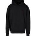 Kapuzensweatshirt URBAN CLASSICS "Urban Classics Herren Hood Embroidery Hoody" Gr. L, schwarz Herren Sweatshirts