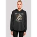 Kapuzenpullover F4NT4STIC "Fall Out Boy Chest Youth Skull", Damen, Gr. L, schwarz, Obermaterial: 100% Baumwolle, casual, oversize, Langarm, Pullover, Premium Qualität