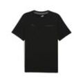 T-Shirt PUMA "Mercedes-AMG Motorsport Graphic T-Shirt Herren" Gr. L, schwarz, Herren, Obermaterial: 100% Baumwolle; Rippe: 25% Polyester, 75% Baumwolle, Shirts