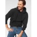 Kapuzensweatshirt FRUIT OF THE LOOM Gr. XXXL (60/62), schwarz Herren Sweatshirts aus Baumwollmischung