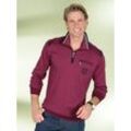 Langarm-Poloshirt CLASSIC "Sweatshirt" Gr. 48/50, rot Herren Shirts