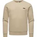 Sweater RAGWEAR "Indie" Gr. XXL (56), beige (sand) Herren Sweatshirts Cooler Basic Pullover