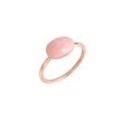 Fingerring JAMELLI "925/- Sterling Silber" Gr. 52, rot (rot, pink), Fingerringe, Damen, 052 (16,6), 1,7 ct, Silber 925 (Sterlingsilber)