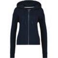 Sweatjacke ALIFE & KICKIN "Damen RanaAK A", Damen, Gr. L, blau (marine), 80% Baumwolle 20% Polyester, Sweatjacken, Hoodie mit Reißverschluss und Kapuze, Kapuzensweatjacke