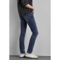 Comfort-fit-Jeans STREET ONE Gr. 27, Länge 32, blau (authentic indigo wash) Damen Jeans 5-Pocket-Style