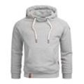 Kapuzenpullover ALESSANDRO SALVARINI "ASBeeno" Gr. XL (54), grau (hellgrau) Herren Pullover mit Kapuze