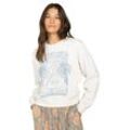 Kapuzensweatshirt BILLABONG "SUN CHASER", Damen, Gr. XS (34), beige (salt crystal), Obermaterial: 79% Baumwolle, 21% Polyester, sportlich, Sweatshirts