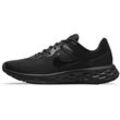 Laufschuh NIKE "REVOLUTION 6 NEXT NATURE", Gr. 41, schwarz, Textil, sportlich, Schuhe