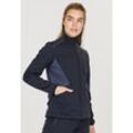 Softshelljacke ENDURANCE "Loralei", Damen, Gr. 36, blau (dunkelblau), 100% Polyester, mehrfarbig, casual, hoch geschlossener Ausschnitt, Langarm, Jacken, mit Reflektoren