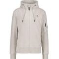 Kapuzensweatjacke ALIFE & KICKIN "Herren EliasAK F" Gr. L, beige (pumice), Herren, 62% Polyester 30% Recycled 8% Elastan, Sweatjacken