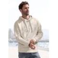 Hoodie H.I.S Gr. S (44/46), beige Herren Sweatshirts Langarm Sweater mit Kapuze, aus Baumwollmischung