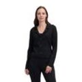 Strickjacke BETTY BARCLAY "Betty Barclay Strickblazer langarm" Gr. 36, schwarz, Damen, Strick, Obermaterial: 56% Viskose, 23% Polyamid, 21% Polyester metallisiert., Strickjacken, Glitzer