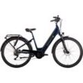 E-Bike SAXONETTE "Premium Sport (Wave)" Gr. 45, blau (dunkelblau), E-Bikes, 45cm, 28 Zoll (71,12cm), Pedelec, Elektrofahrrad für Damen u. Herren