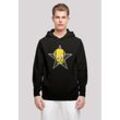 Kapuzenpullover F4NT4STIC "Looney Tunes Tweety Pie Star" Gr. S, schwarz Herren Pullover Print