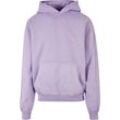 Kapuzensweatshirt URBAN CLASSICS "Urban Classics Herren Heavy Terry Garment Dye Hoody" Gr. 4XL, lila Herren Sweatshirts