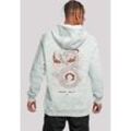 Kapuzenpullover F4NT4STIC "Dragon fire", Herren, Gr. L, grau (erdgrau), Obermaterial: 65% Baumwolle, 35% Polyester, casual, slim fit, Langarm, Pullover, Print