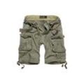 Cargoshorts BRANDIT "Brandit Herren Savage Vintage Cargo Shorts" Gr. 4XL, US-Größen, grün (olive) Herren Hosen