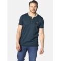 T-Shirt JAN VANDERSTORM "T-Shirt HAFTOR" Gr. 4XL, blau (petrol), Herren, Obermaterial: 100% Baumwolle CO., Shirts